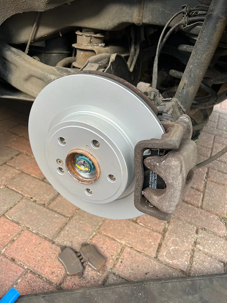 Brake disc service at Saltire Auto Solutions